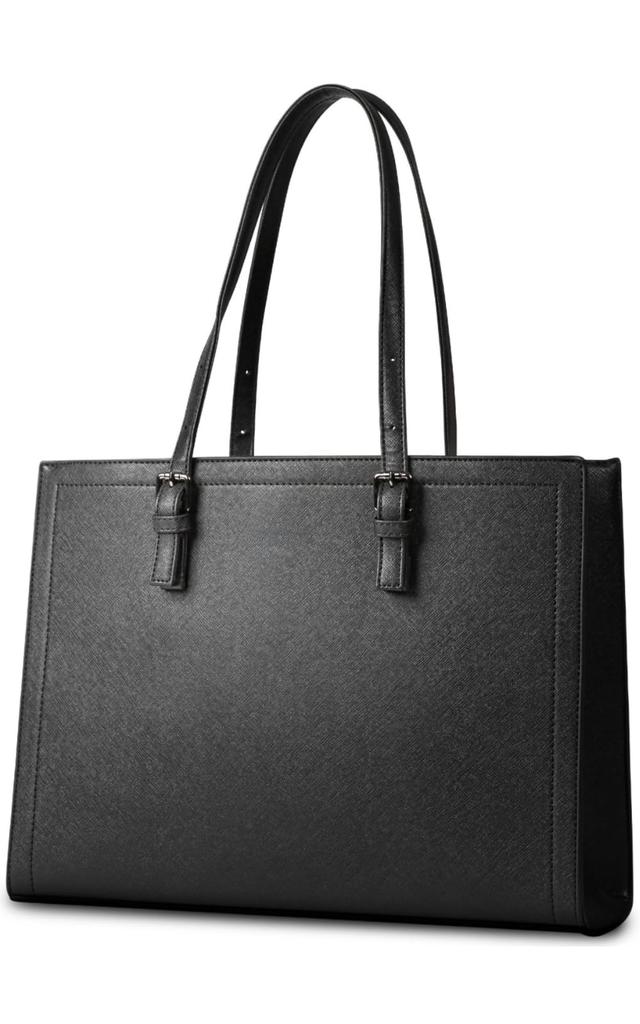 Miwoluna Business Recruitment Job Hunting Tote A4 Drink No Bag, Bag, Bag, Size, Holder, Black, Women's (Black, Logo)