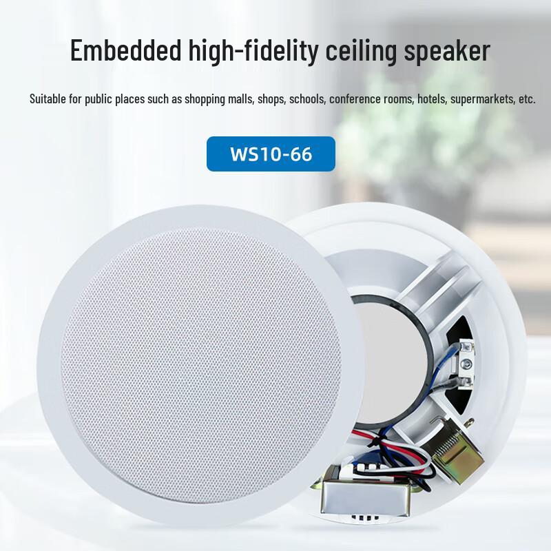 Weishu WS14-630 6-inch 30W Coaxial High-Fidelity Ceiling Speaker (CN version)