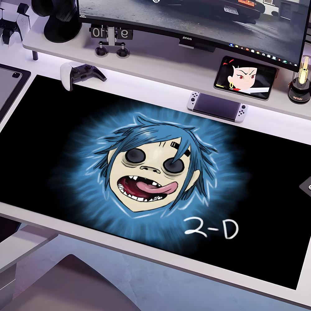 S-Gorillaz-ES Band Mouse Pad Multiple Sizes Large Square Computer Office Game Table Mats Rubber Anti-slip Mousepads
