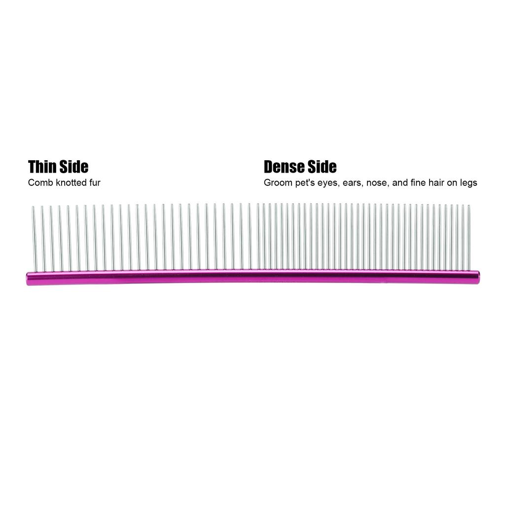 Pet Comb Stainless Steel Teeth Comb Removes and Knots for Dog Cat and Other Pets