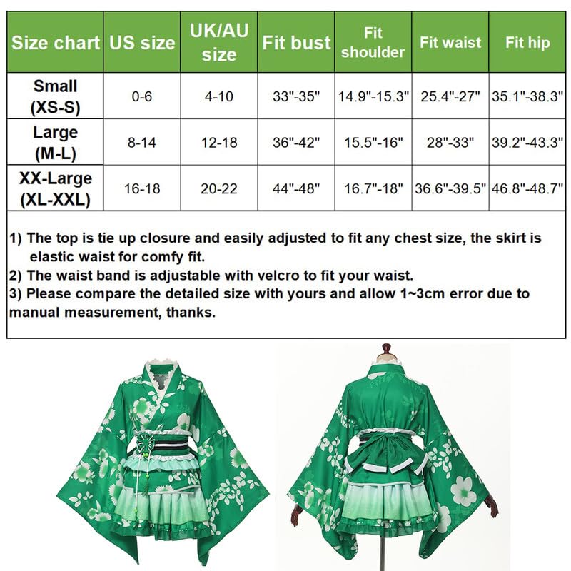 Japonské Mini Roztomilé Krátké Kimono Oiran Perfektní pro Letní Festivaly a Ohňostroje Cosplay Kostým [BLESSUME] Kostým, Yukata, Bunda, Šaty, Šaty,