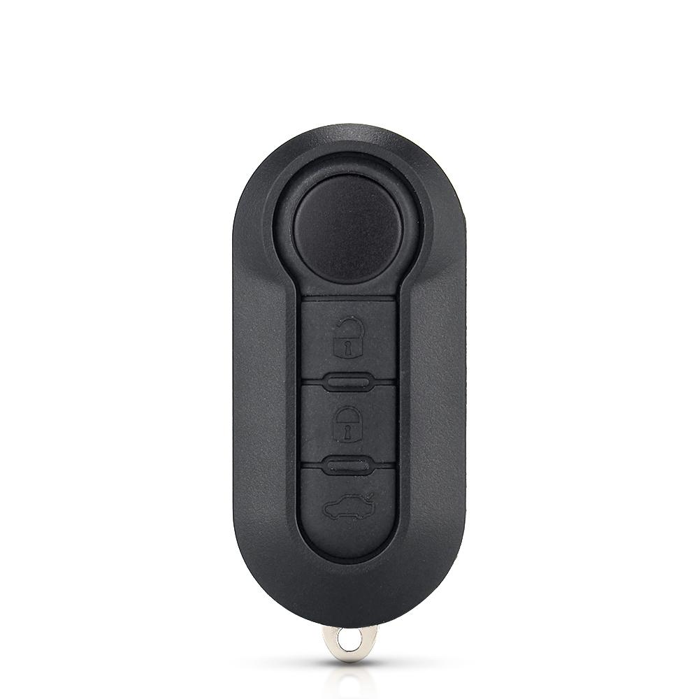 10X 20X Flip Folding Car Key Shell Case For Fiat 500 Doblo Bravo Ducato Qubo Grande Punto Sip22 Blade 2/3 Buttons Cover