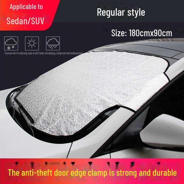 

Утолщенный лобовой лобовой чехол от снега: Зимний солнцезащитный козырек с защитой от замерзания и заморозки