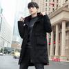 Herren Mittellange Weiße Entendaunenjacke - 2023 Winter Koreanischer Stil Trendige Dicke Jugend Oberbekleidung