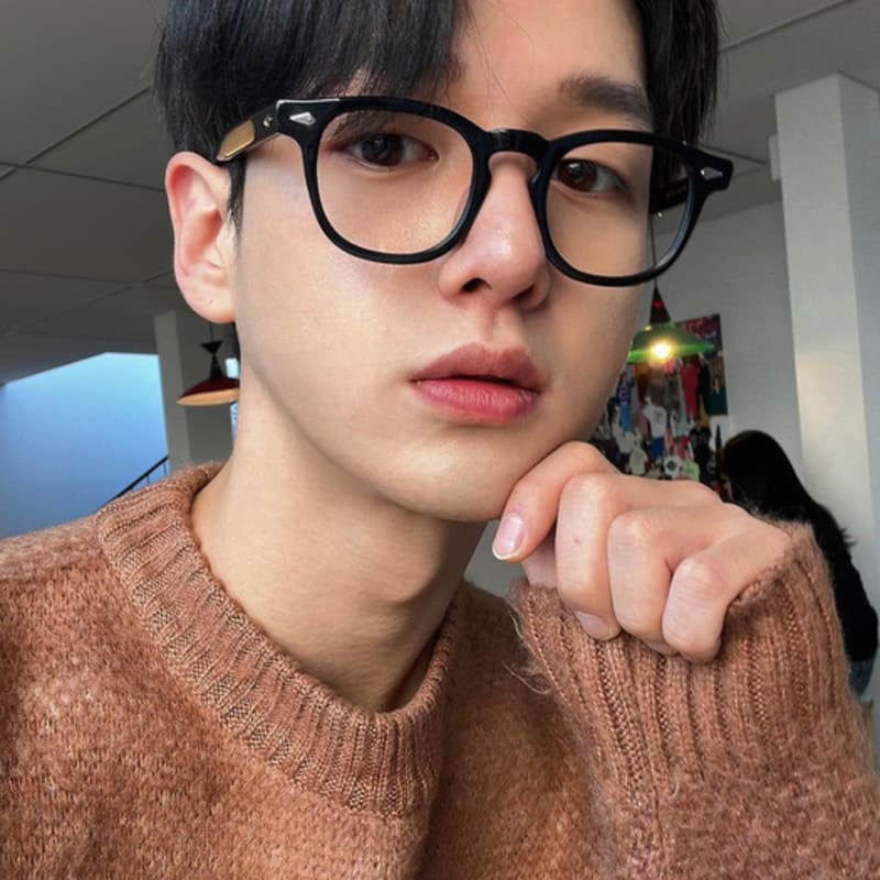 

FACETION Arnel Design Glasses Horn-rimmed 28g Lightweight Horn-rimmed Glasses Jason (C1) Black