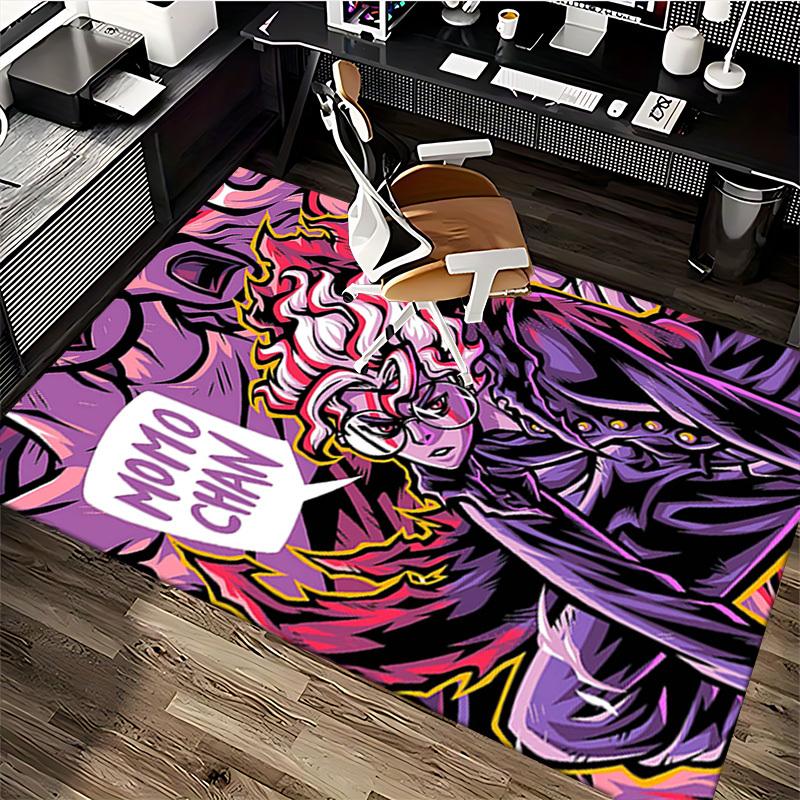 1pc Anime Cartoon Design Office Chair Mat - Momo Chan Themed Non-Slip Carpet for Home Decor, Suitable for All Seasons and Perfect as a Gift.U081