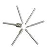 6Pcs/set Set of Rotary File Wood Handmade DIY Root Engraving Grinding Head Electric Grinding Engraving Milling Cutter