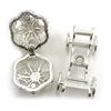 Metal Rhinestone Jewelry Trinket Box Pumpkin Carriage Shape Craft Home Decor