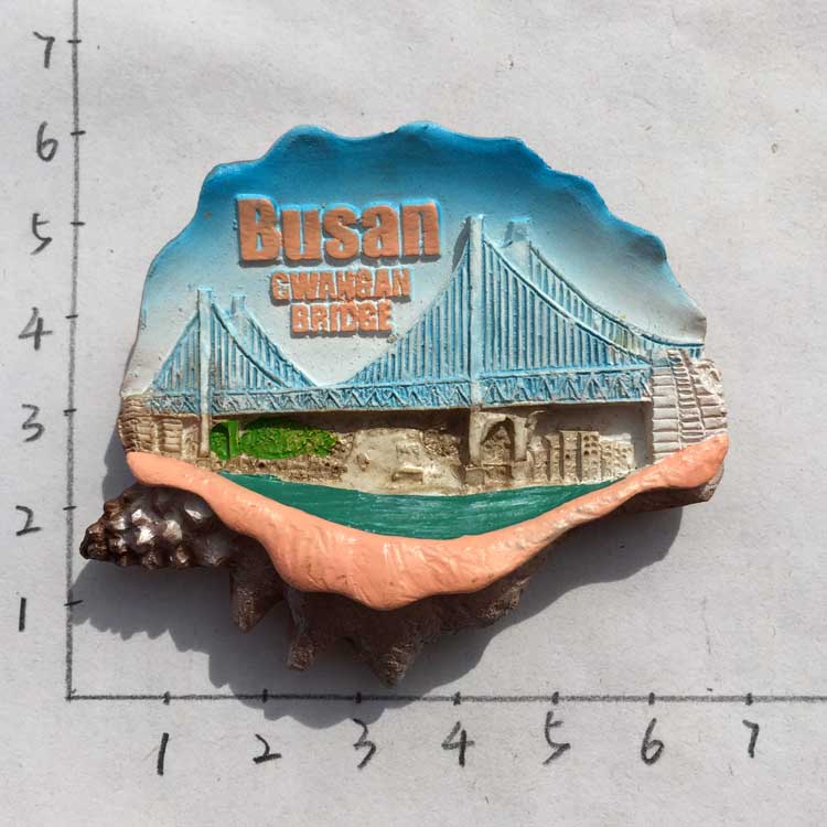 Korea Travelling Souvenirs Fridge Magnets Korean Resorts Tourist Souvenirs Magnetic Stickers for Message Board Home Decor