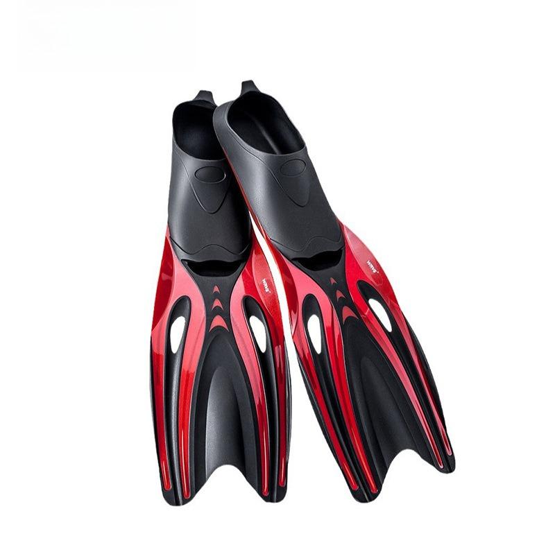 

Red Soft and Comfortable Non-slip Professional Swimming Diving Fins Rubber Free Snorkeling Fins Water Snorkeling Accessories 36-38 червоний