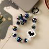 Candy Heart Beaded Phone Lanyard & Bow Charm Keychain Gift