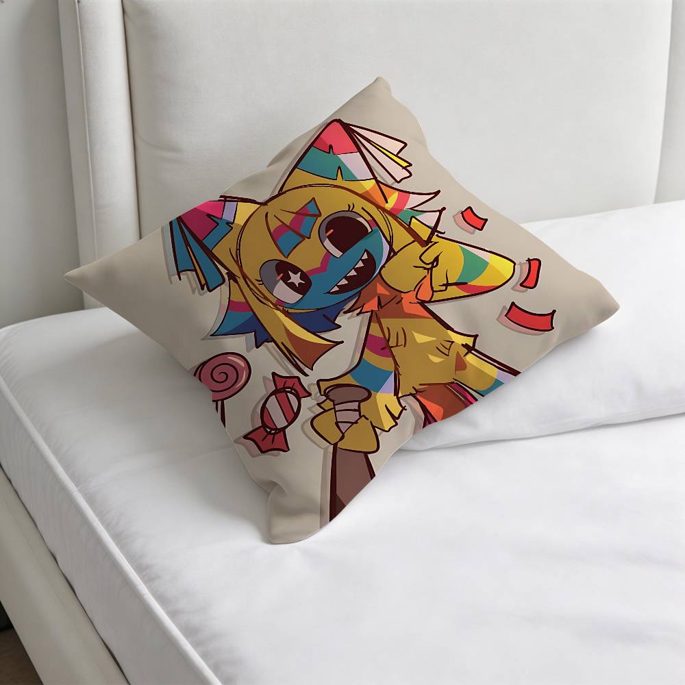 Federa per Cuscino Quadrata Anime YYatta Morbida Copricuscino Decorativo per Divano Letto Casa
