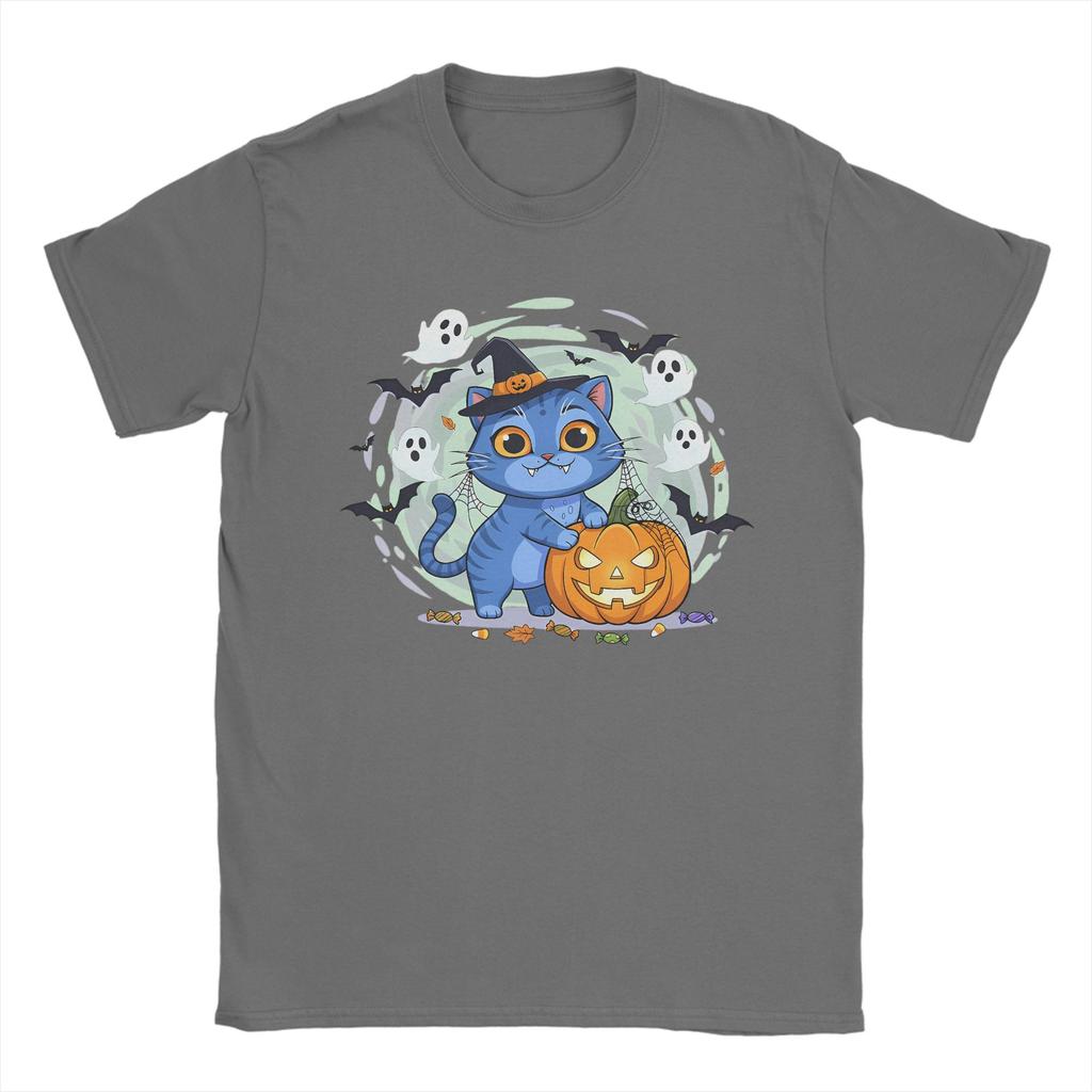 Spooky Derpy Tiger Halloween Demon Hunters T-Shirt Beach Popular T-Shirts Man Cotton Round Neck Plus Size Tees Street Style Tops