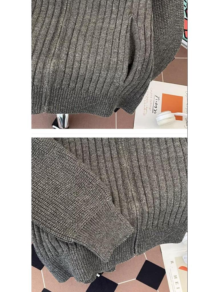 Unisex Herbst-Rollkragenpullover: Stilvolles, locker gestricktes Design für mühelosen Komfort