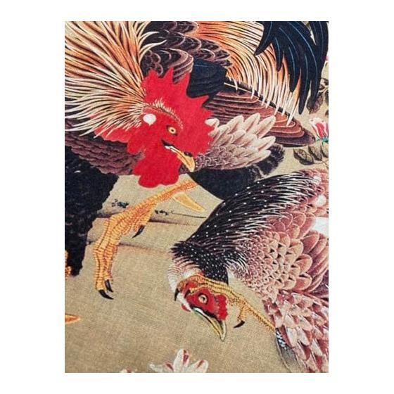 Tenugui Towel - "Ajisai Soukei Zu" by Ito Jakuchu, 100% Cotton, Tokka Fabric, Japan