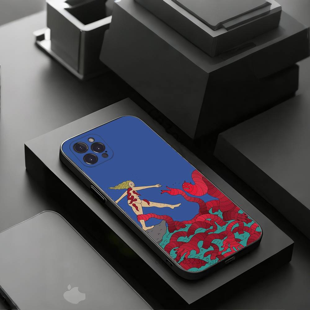 

Polly Nor Art Phone Case For iPhone 17 16 15 14 13 12 11 Pro Xs Max Mini Plus Antislip Shockproof Hard iPhone16promax
