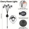 Solar Lantern Retro Vintage Style, 3/6LED Decorative Street Lamp Light, IP65 Waterproof Dusk to Dawn for Garden Courtyard