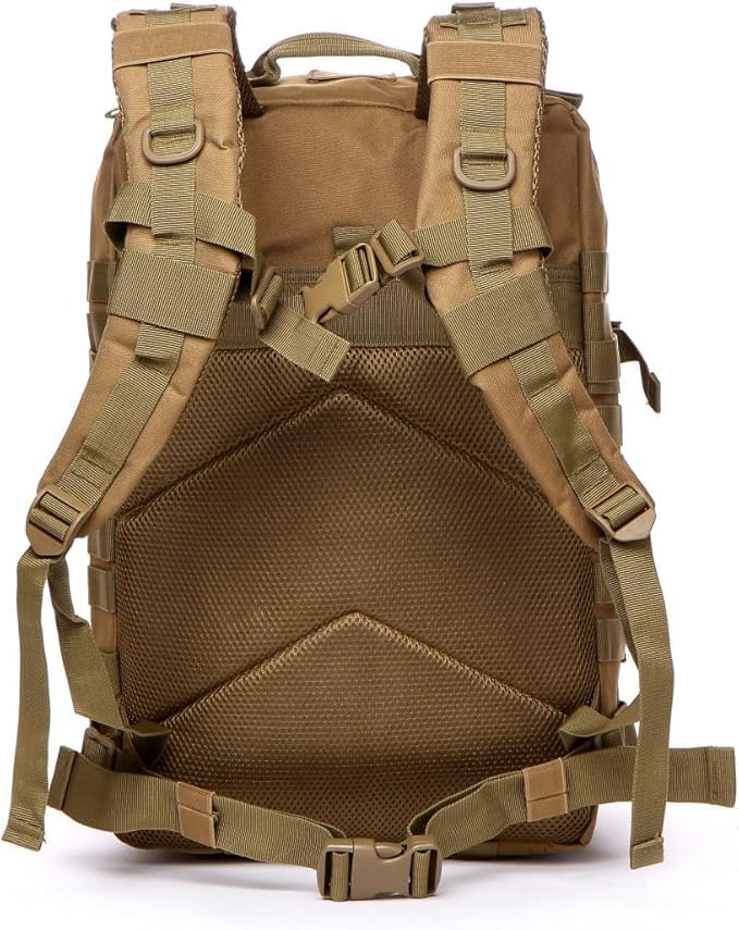 [Panavage] 45L Military Backpack, Waterproof, Large Capacity, Rucksack for Men and Women  MOLLE System, Water-Repellent, Hiking, Camping,
