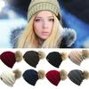 Stylish Unisex Hand Crocheted Acrylic Knit Hat For Warmth In Various Colors