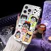 Cute C-Crybaby Doll Phone Case For iPhone 16 15 14 13 12 11 Pro Max White Matte Laser Metallic Aurora Funda