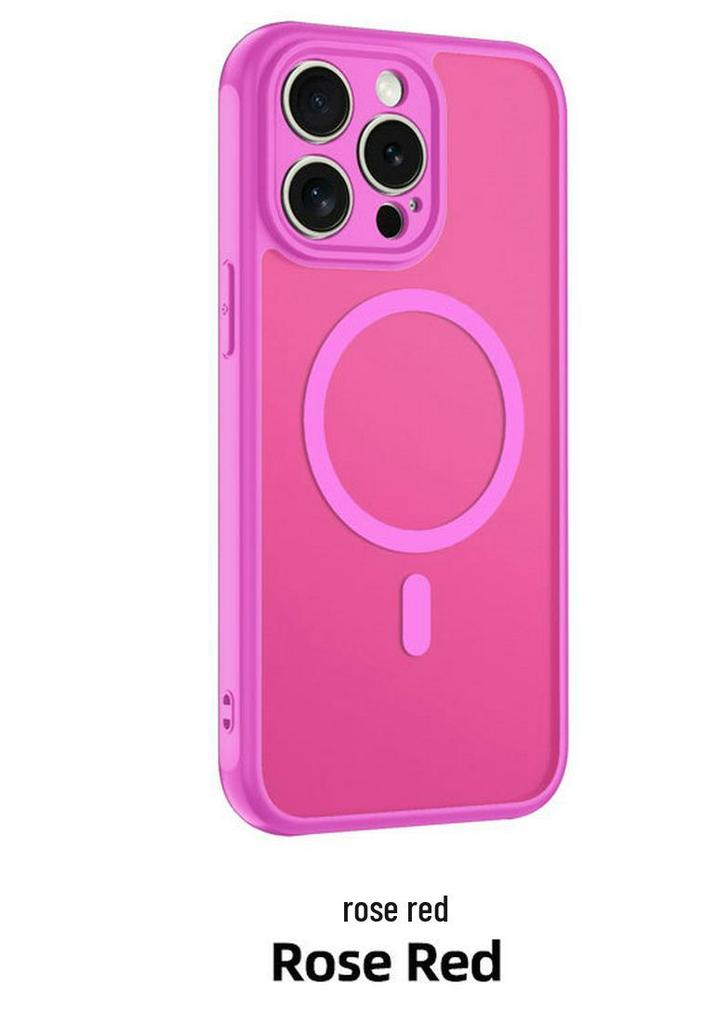 Apple 13 Pro Max Magnetic Magsafe Semi-transparent Frosted Skin-feel Phone Case