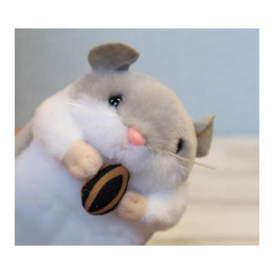 Take Off Plush Baby Palette Hamster Plush Gray