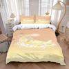 Pompurin Dog Comfortable Quilt Cover Children Carton Duvet Animation Printed Warm Comforter Polyester Beding Twin Sized Dimensions Gift