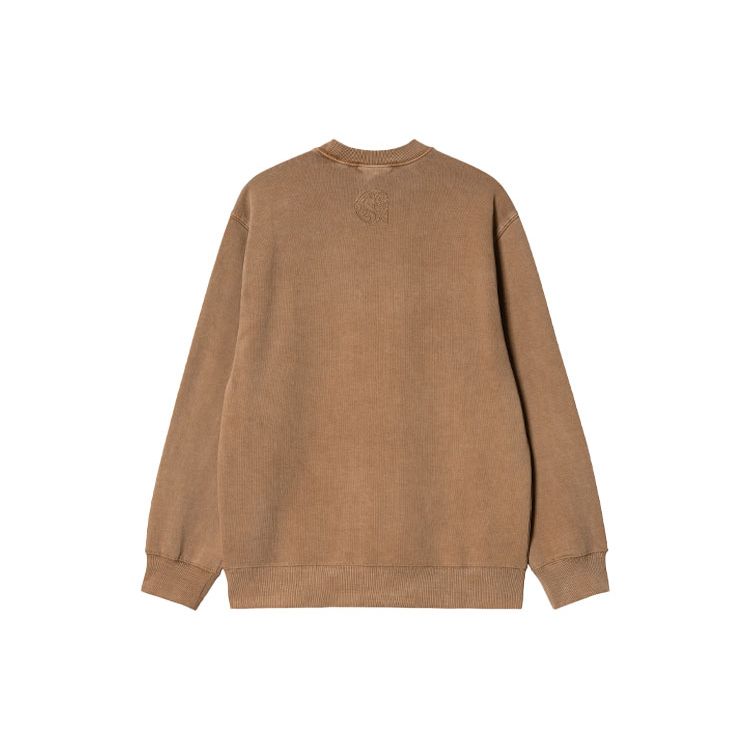 Carhartt WIP Verse Script Sweatshirt Men sweatshirt Brown I030640-HZ-GD