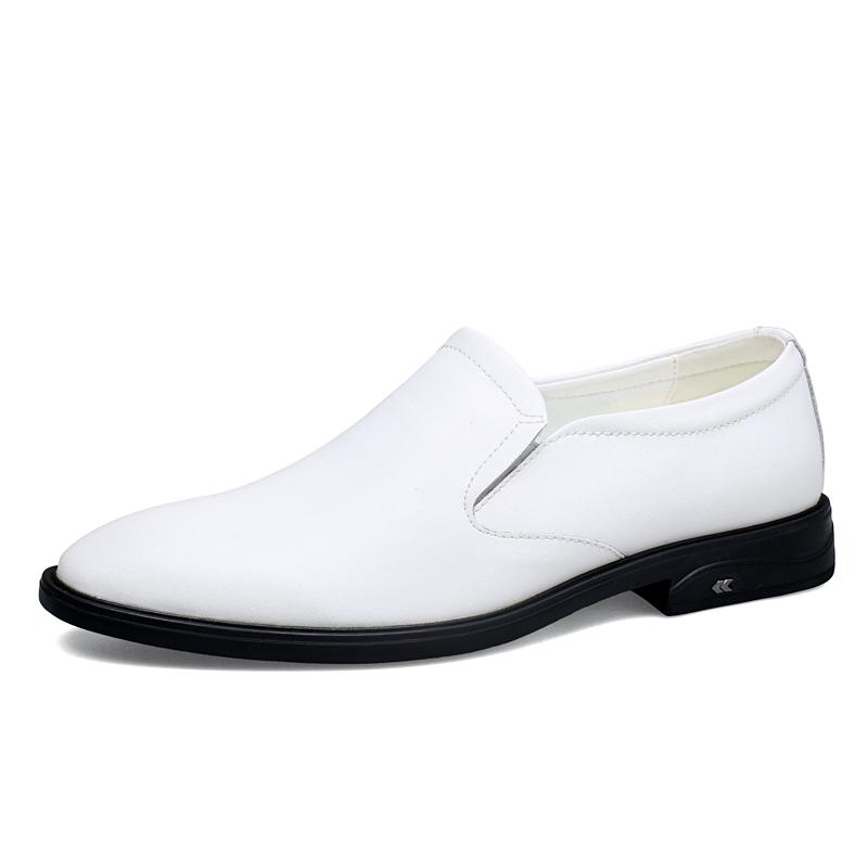 Fashion Fashion Casual Leather Shoes Business Formal Dress Shoes Lace Up Men's Loafers Genuine Leather Male Driving Footwear Moccasins