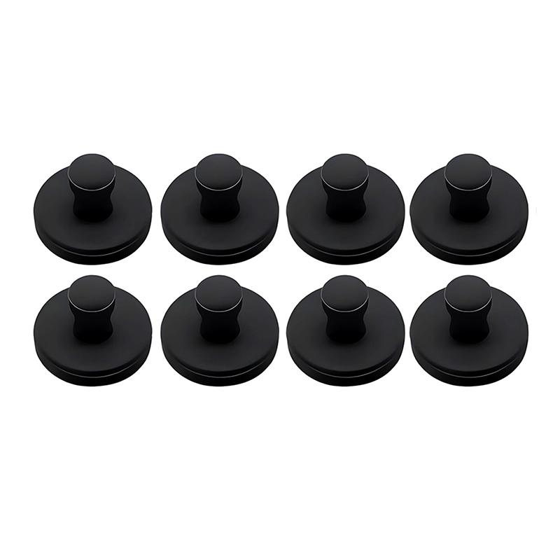 8Pcs Reusable Air Fryer Magnetic Silicone Clips Buckle Parchment Paper Holder for Kitchen AirFryer Cooking Accessory чёрный