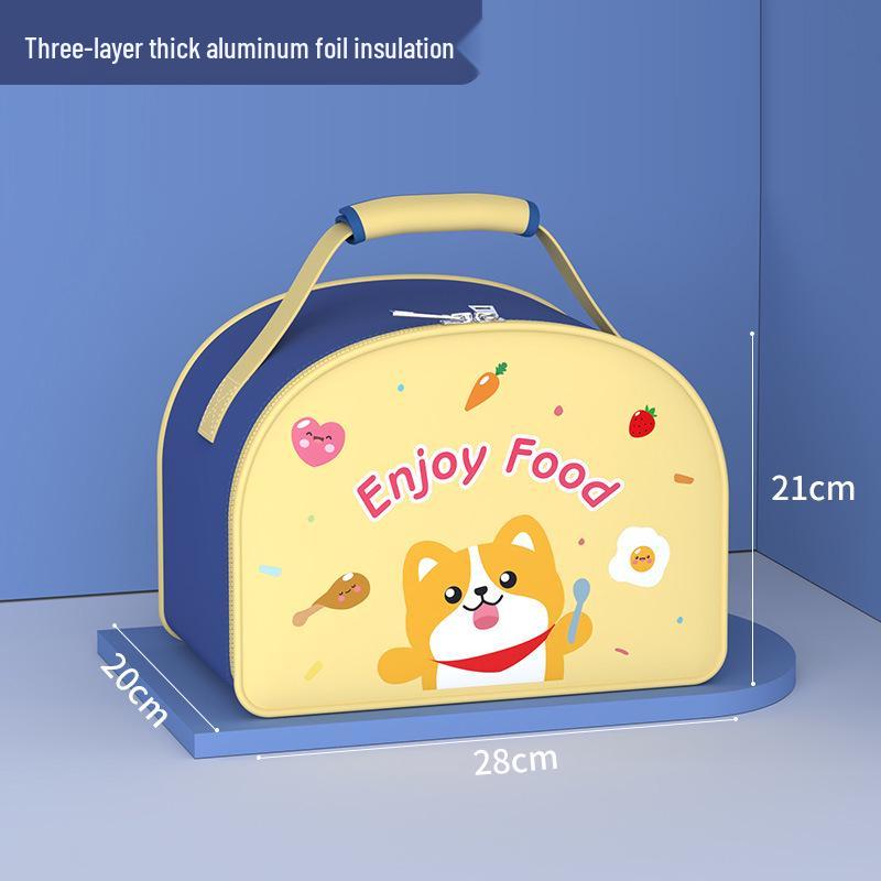 316 Stainless Steel Insulated Bento Lunch Box for First-Grade Girls, Four Compartments, Perfect for School.