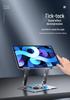 Rotatable Metal Tablet Stand for iPad - Height Adjustable with Cooling Feature