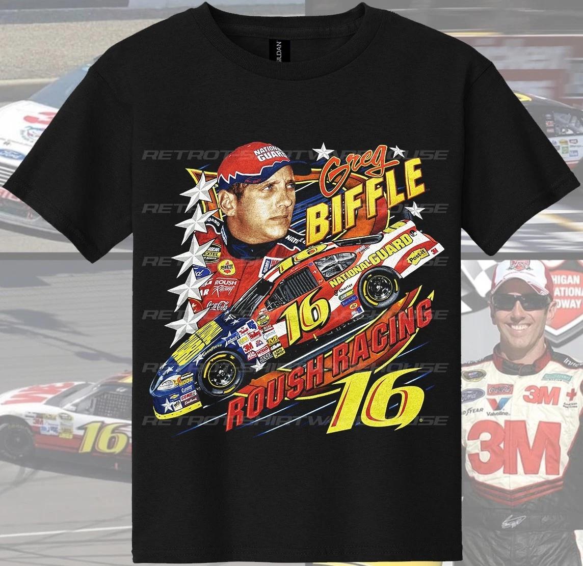 Greg Biffle Roush Racing Tee Unisex Classic Men Women Style Graphic T-Shirt L