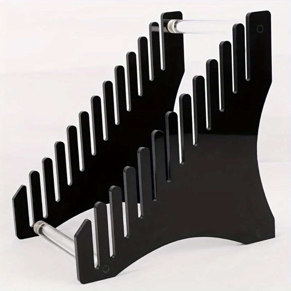 Multi-layer Acrylic Record Rack Waterproof Desktop File Organizer CD Display Stand Photo Frame