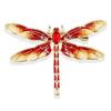 SKEDS High-end Women Men Fashion Crystal Dragonfly Boutique Badges Brooch Luxury Heavy Industry Rhinestone Pin Buckles For Lady