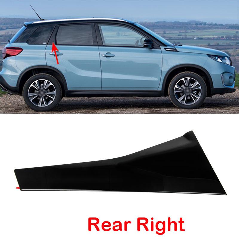 For Suzuki Vitara Accessories 2016 2017 2018 2019 2020 Car Parts Front Door Rear Door Pillar Trim Decoration Outer Garnish Cover
