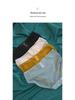 Tangge Silk Women's Mid-Waist Satin Panties with Lace and Breathable Mesh
