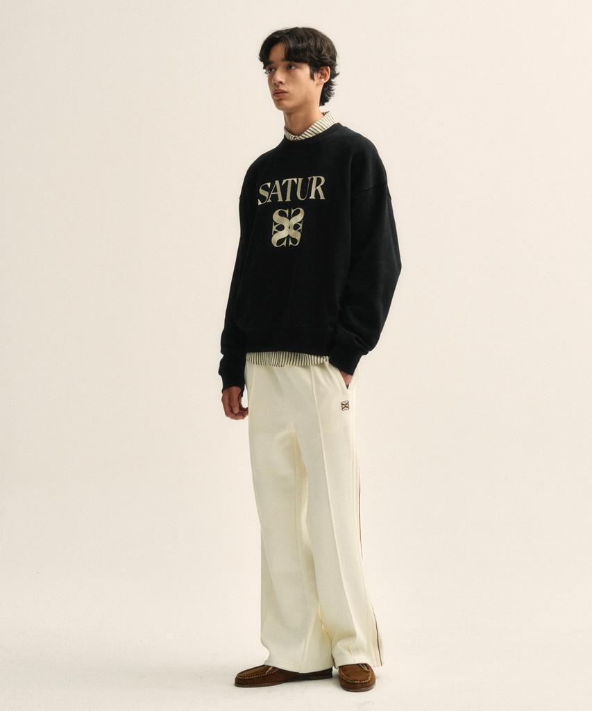 Seteo Classic Logo Sweatshirt Classic Black