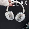 Chrome Skull Design Hard Case Cover AirPods Max Headphones Full Protection Ear Cup Shell