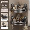 Punch-Free Suction Cup Triangle Bathroom Storage Rack