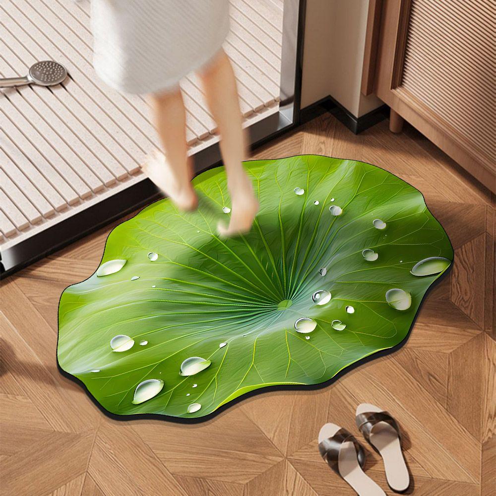 Bathroom Door Absorbent Mat Quick Drying Mat Dirt Resistant and Non Slip Bathroom Mat
