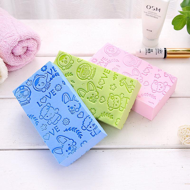 Baolulou Cartoon Bath Sponge for Kids - Mud & Ash Remover