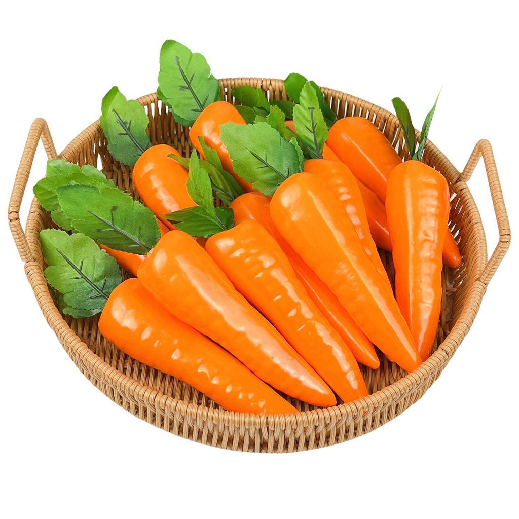 Carrot Simulation Model: Artificial Fake Foam Fruit for Home Décor or Easter Display