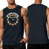 Men's Casual Sleeveless Tank Top Loose Fit Summer Daily Wear Muscle Shirt Printed Graphic Design Lightweight Comfortable