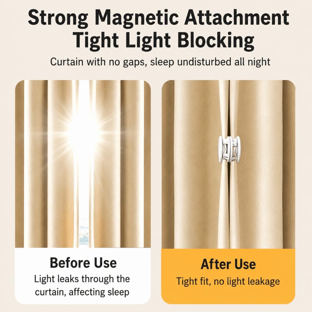 ABS Curtain Light Blocking Fasteners No Drill Curtain Fixer  Bedroom Dorm Shower Curtain