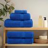 VidaXL Serviettes 4 pcs bleu 100x200 cm 360 g/m² 100% coton, serviette de plage, serviette d'invité, grande serviette de 136723