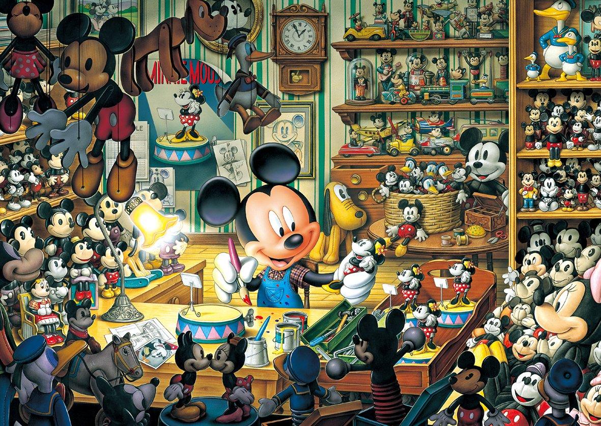 

Пазл из 108 деталей Disney Toy Workshop Mickey s [Светящийся пазл] (18,2x25,7см)
