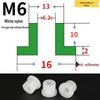 T-förmige Nylon-Dichtungsscheibe M3-M35 Gewinde Isolierabstandshalter
