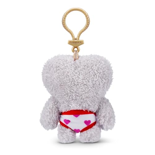 Fuggler Keyring Badge Series Annoyed Alien - Grey Keychain 15705M (Authentic)
