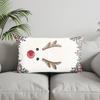 Home Decor Cute Reindeer and Pine Pillow Suitable For Sofa Bedroom Car Pillow Cover Cushion Rectangular Back Cushion